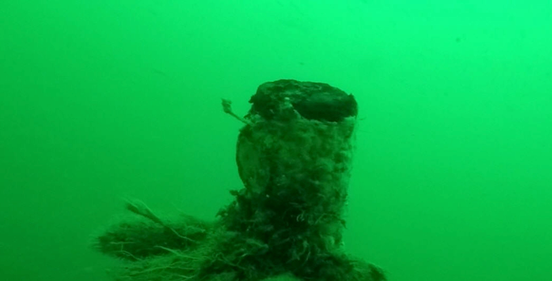 Video capture of the sunken sub. (Image: KB Vlaanderen/Tomas Termote)